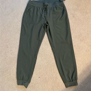Dark Green Jogger Scrubs